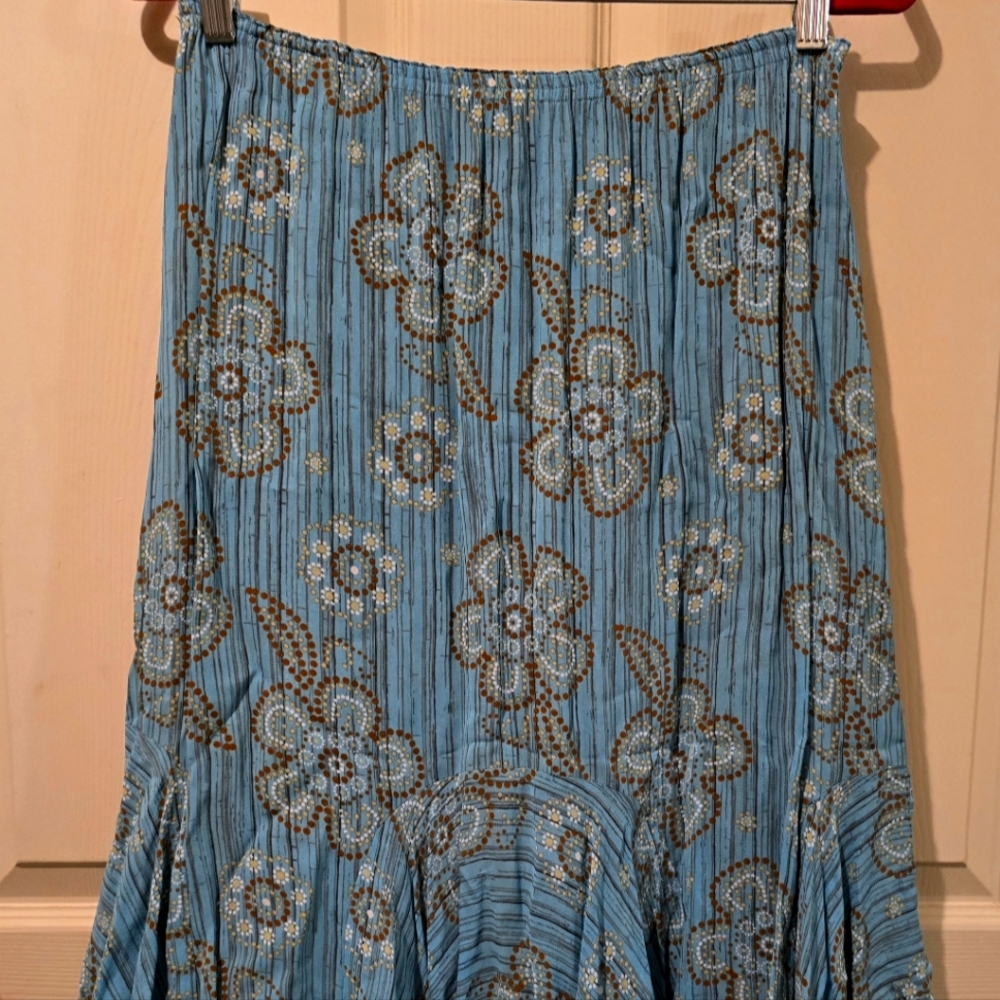 Reversible Floral Gypsy Skirt, S